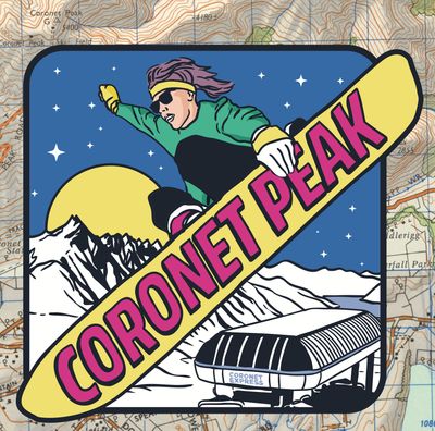 Coronet Peak sticker