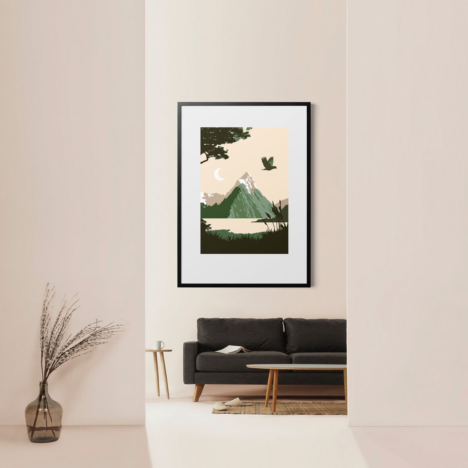 Fiordland Pastel Landscape