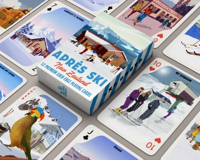 Apres Ski playing cards