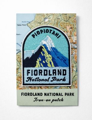 Fiordland iron-on patch