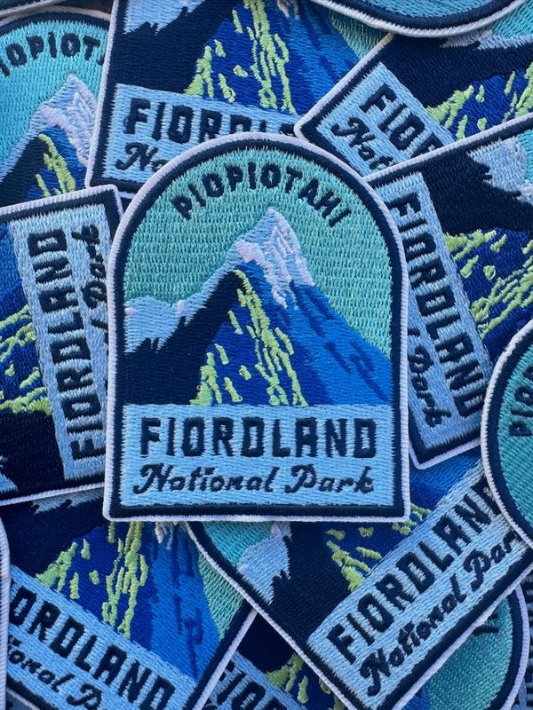 Fiordland iron-on patch