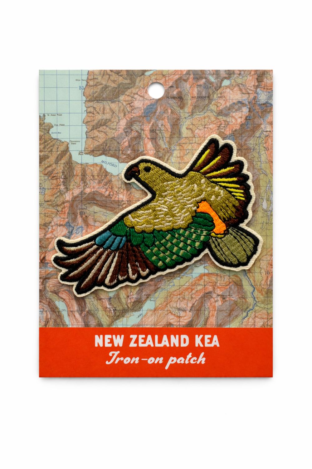 Kea Iron-on Patch