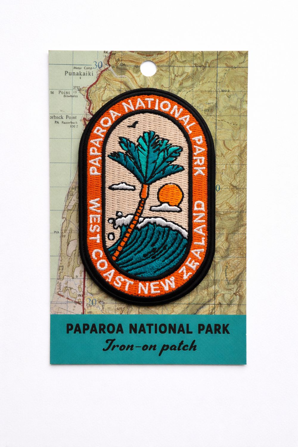 Paparoa National Park iron-on patch