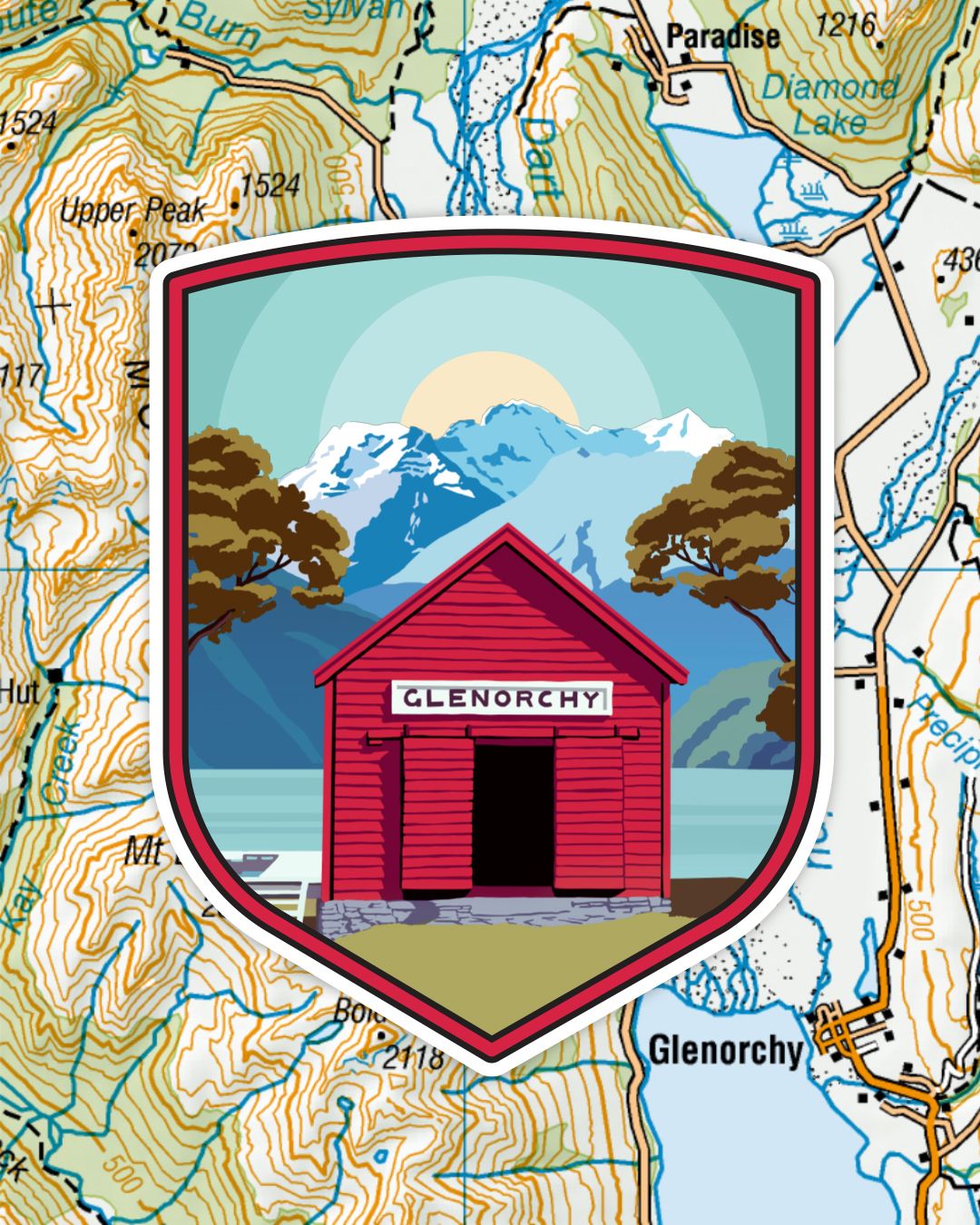 Glenorchy Sticker