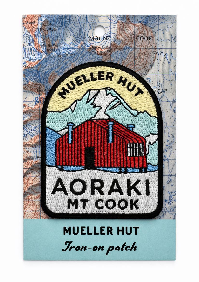 Mueller Hut iron-on Patch