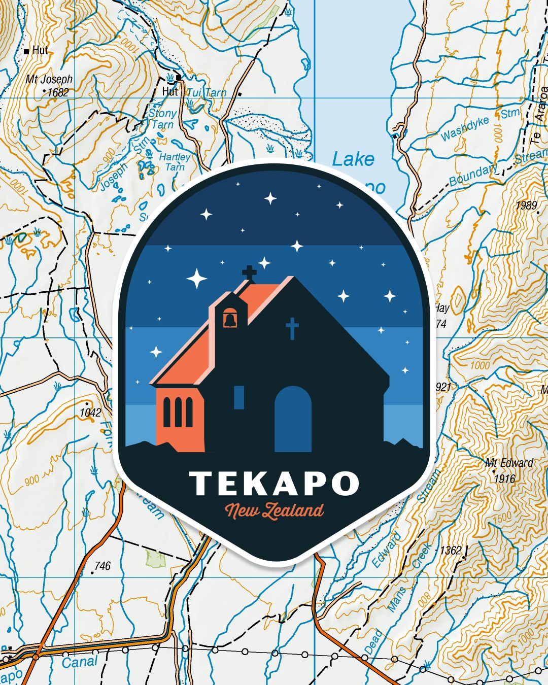 Tekapo Sticker