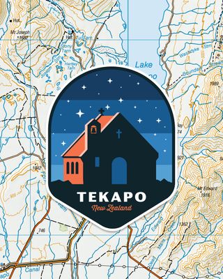 Tekapo Sticker