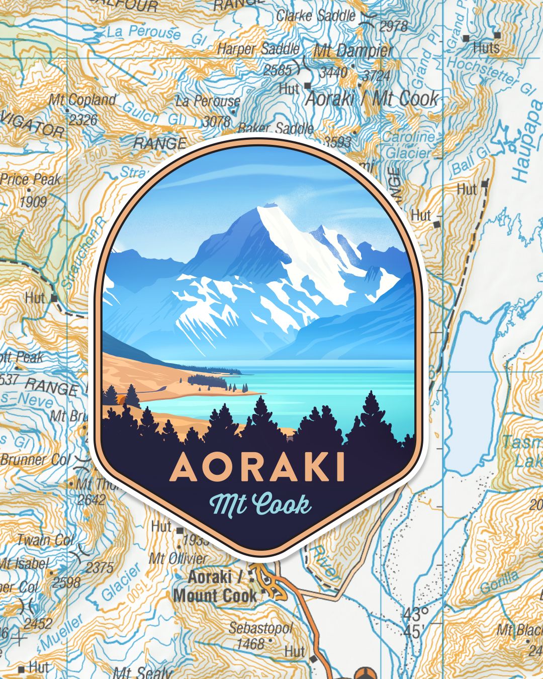 Aoraki Sticker
