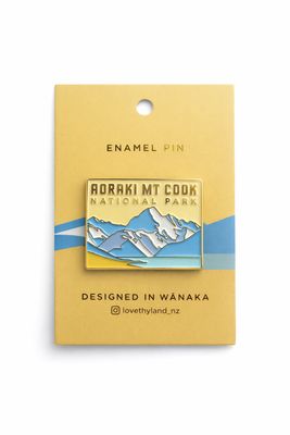 Aoraki Mt Cook enamel Pin