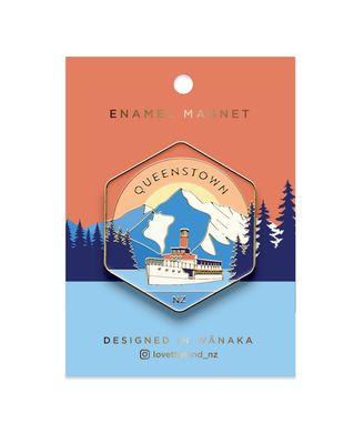 Queenstown Enamel Magnet