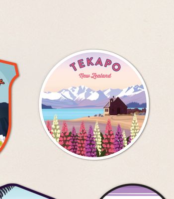 Tekapo Printed Magnet