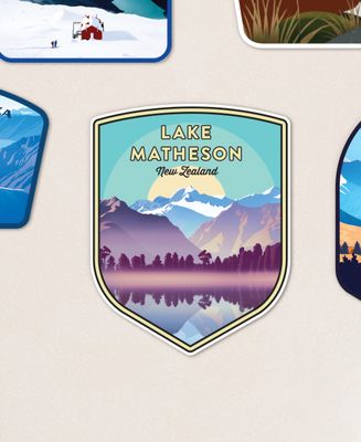 Lake Matheson Printed Magnet