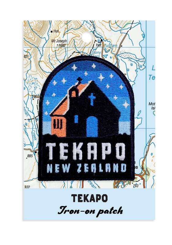 Tekapo Iron-on patch