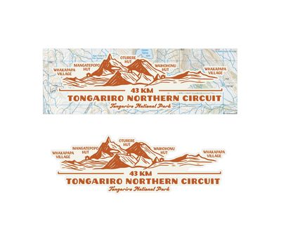 Tongariro Northern Circuit Sticker