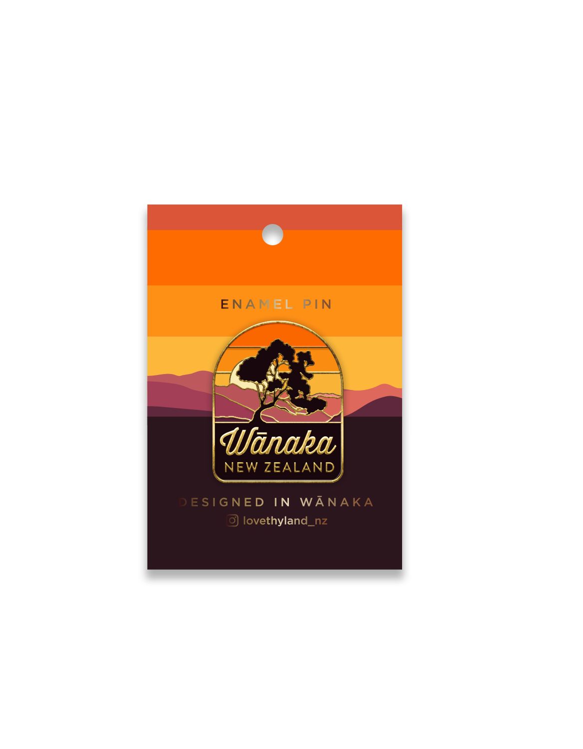 Wānaka Enamel pin