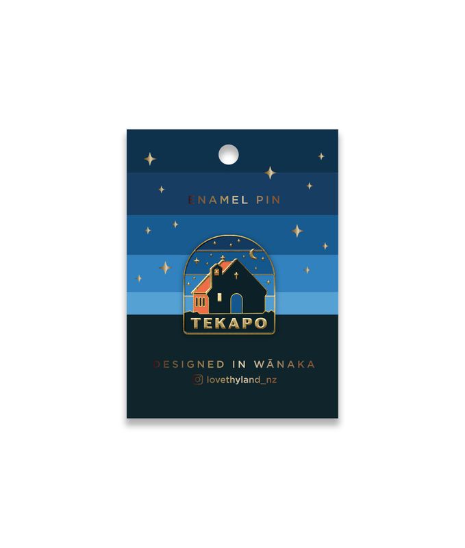Tekapo Enamel Pin
