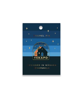 Tekapo Enamel Pin