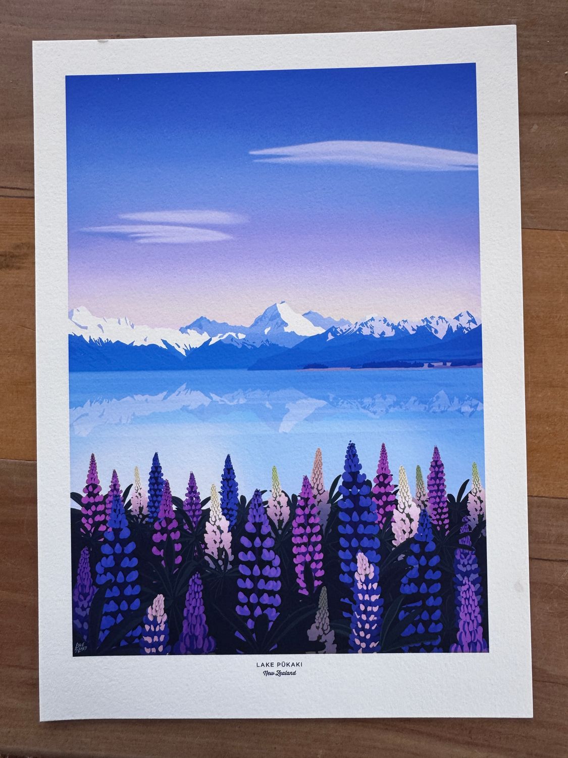 Lake Pukaki A4 (second)