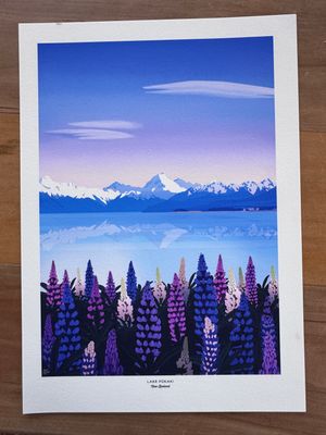 Lake Pukaki A4 (second)