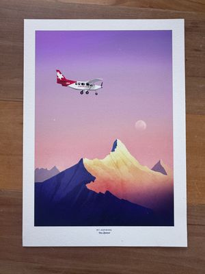 Mt Aspiring Sunrise A4 (second)