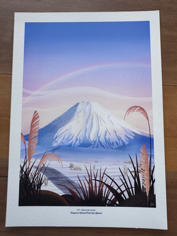 Mt Ngauruhoe A4 (second)