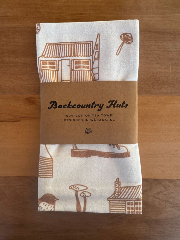 Backcountry Huts Tea Towel (second)