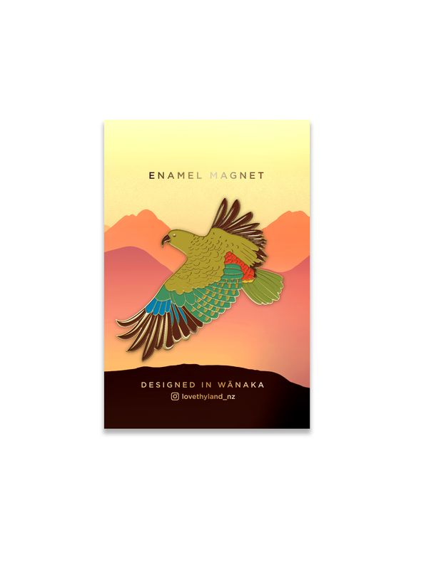 Kea Enamel Magnet