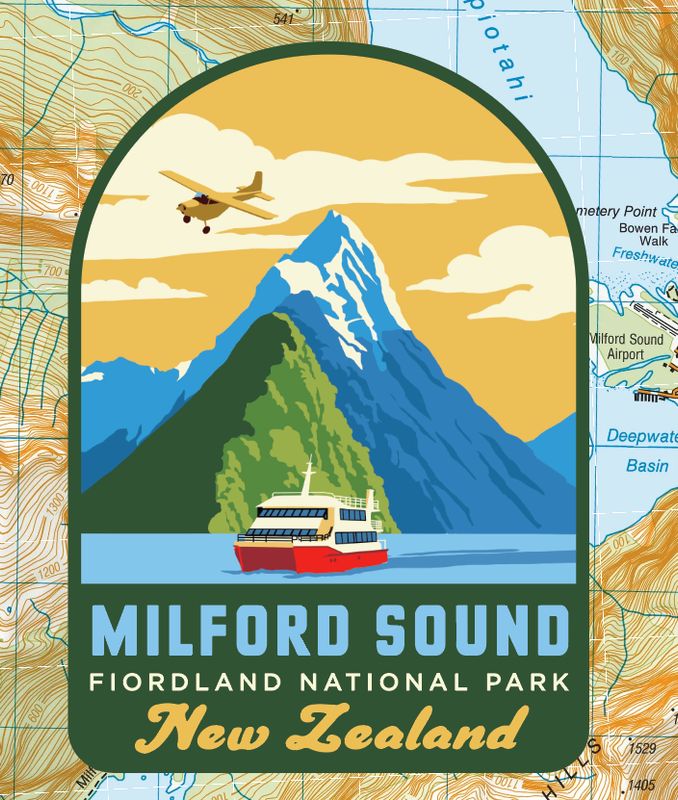 Milford Sound Sticker