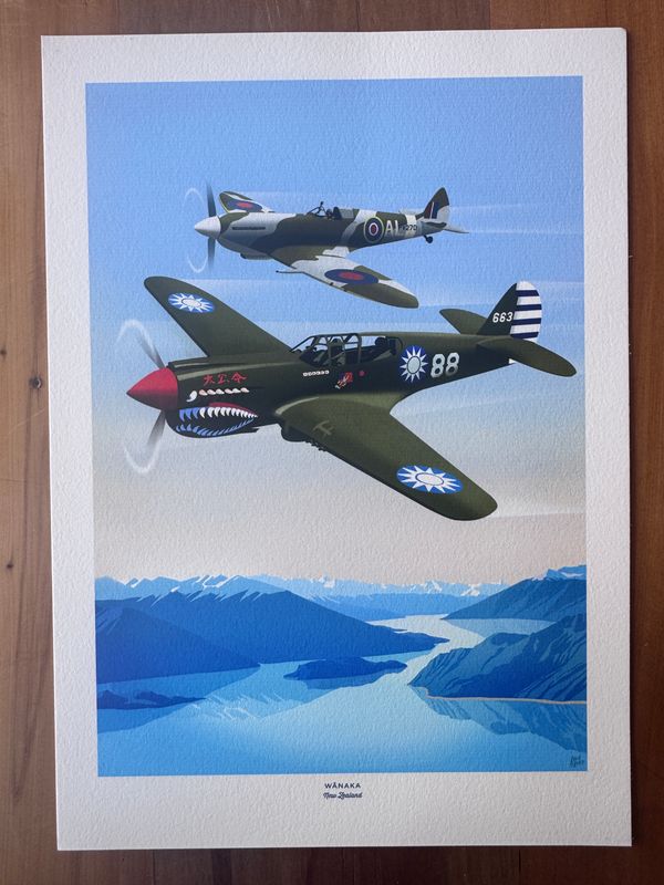Wanaka Warbirds print (second)