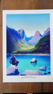 Routeburn Track A4 (second)