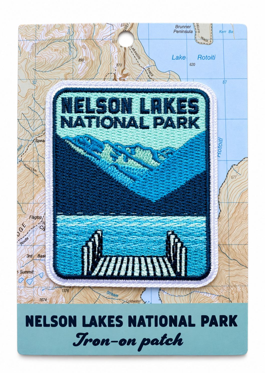Nelson Lakes Iron-on patch