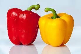 Red pepper/yellow pepper