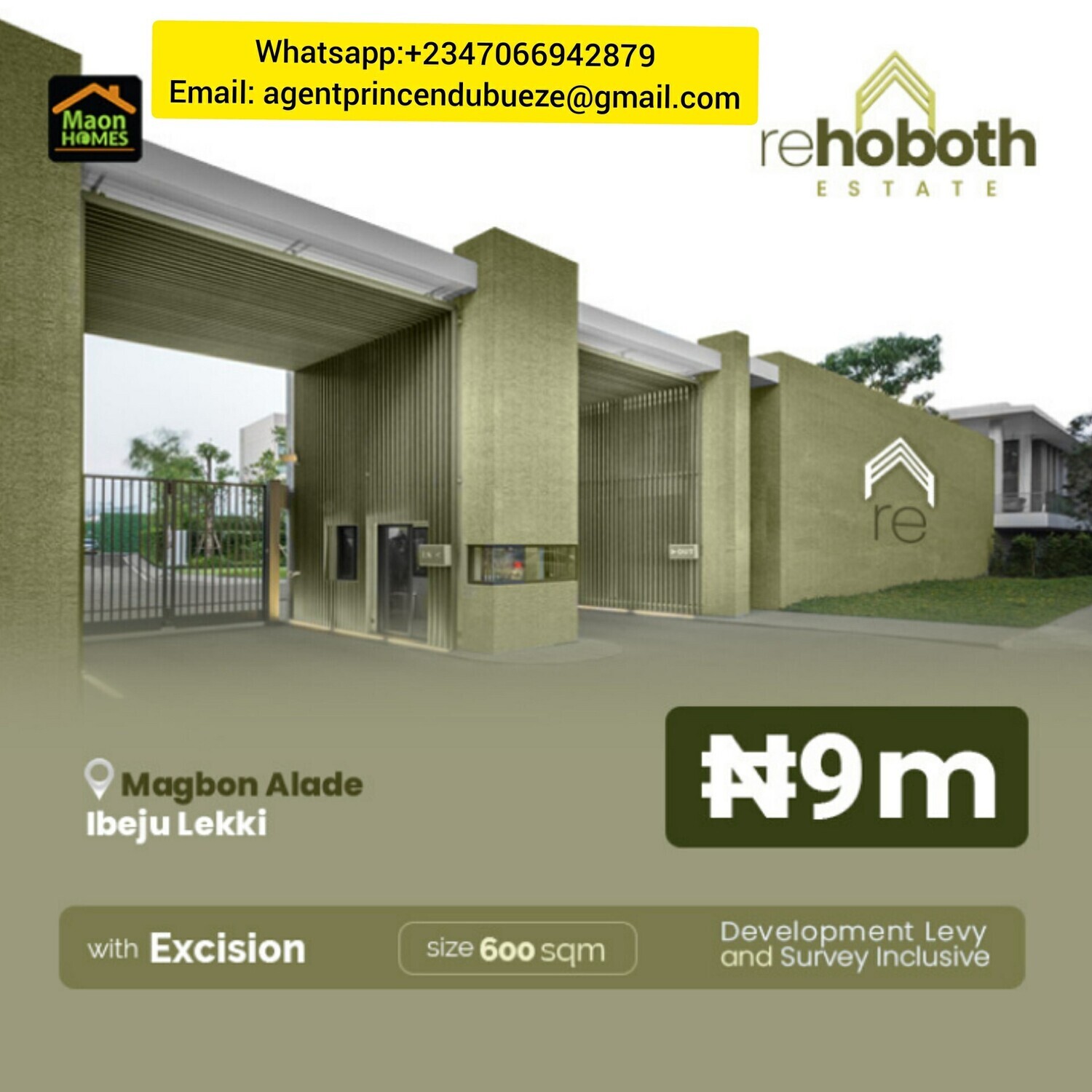 REHOBOTH ESTATE