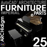 Furniture 25.1 eParts for AutoCAD Architecture