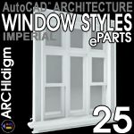 Window Styles 25.1 eParts for AutoCAD Architecture