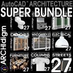 Super Bundle 27.0 by ARCHIdigm for AutoCAD Architecture