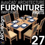Furniture 27.0 eParts for AutoCAD Architecture