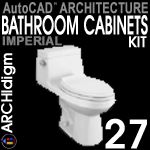 Bathroom Cabinets 27.0 eKit for AutoCAD Architecture