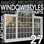 Window Styles 27.0 eParts for AutoCAD Architecture