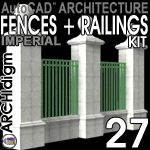 Fences + Railings 27.0 eKit for AutoCAD Architecture
