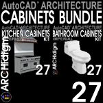 Cabinets Bundle 27.0 by ARCHIdigm for AutoCAD Architecture