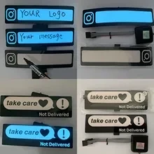Instagram &amp; Text Car Windshield Light