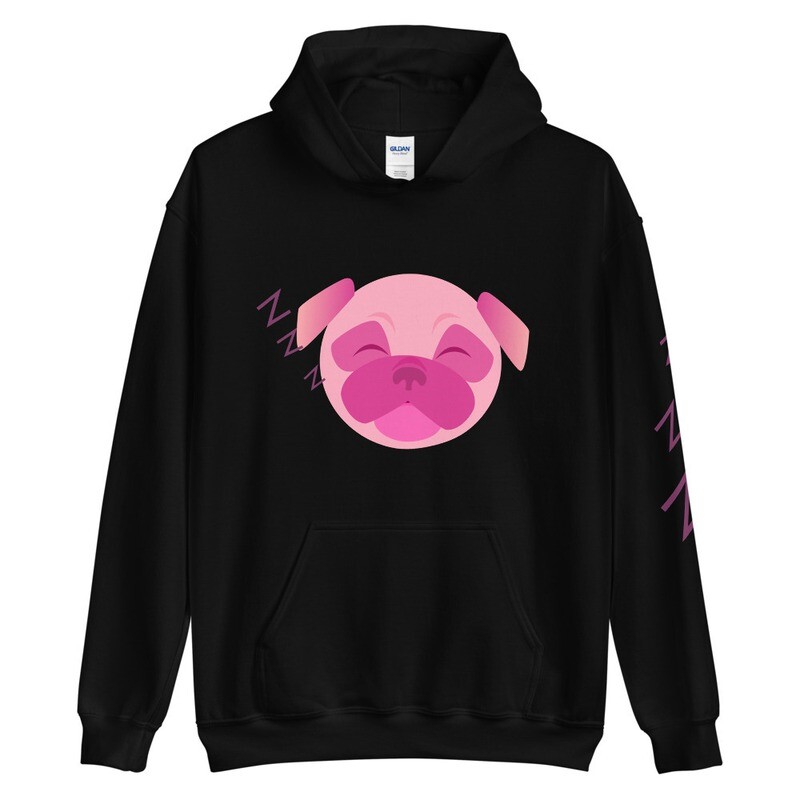 Unisex Hoodie Good Night Pug 