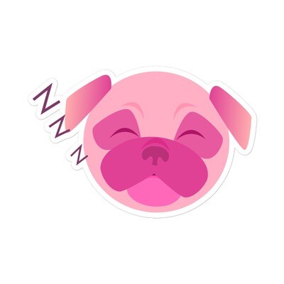 Good Nigtht Pug stickers
