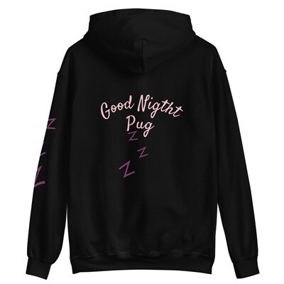 Unisex Hoodie Good Night Pug 