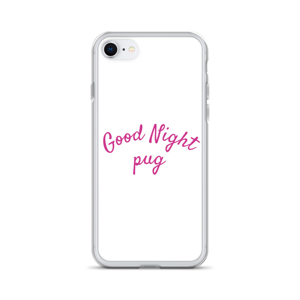 iPhone Case Good Night pug