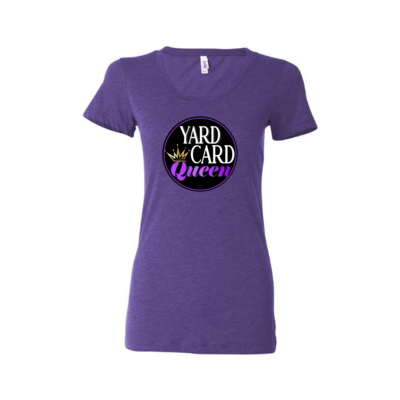 Ladies Cut YCQ Logo Black Circle only EASTER SPECIAL