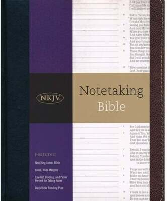 NKJV Note-taking Bible Bonded Leather