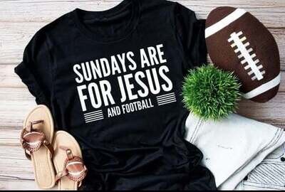 Sundays are for Jesus and Football Unisex Shirt