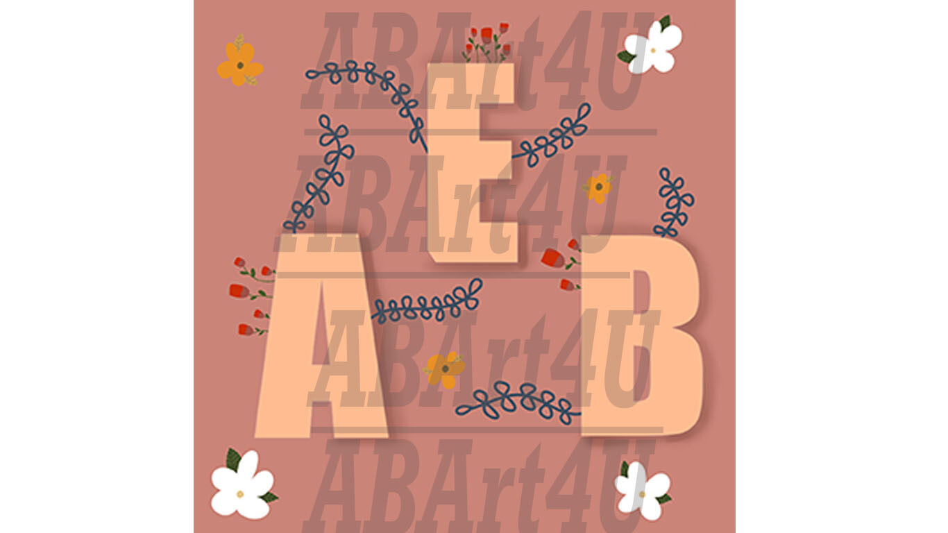 Floral Initial